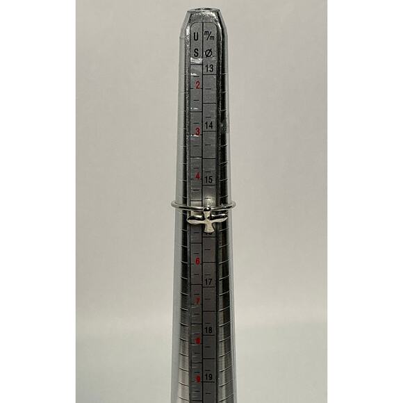 Vintage Tiffany & Co. 925 Cross Bird Floating Ring - Picture 9 of 9